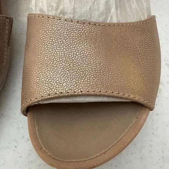 Earth Origins Womens Hera Sandals Pink Metallic Eco Calf Size 10 - Picture 3 of 16